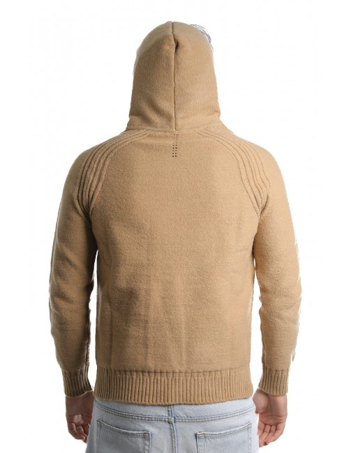 maglioncino +39 masq UOMO BEIGE - I22-MASQ9751-7-00 vista posteriore dettaglio