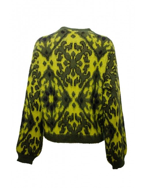 maglione jijil DONNA VERDE - JPI23MK165 vista posteriore