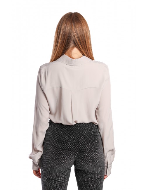 camicia jijil DONNA GHIACCIO - JPI23CA098  vista posteriore indossata