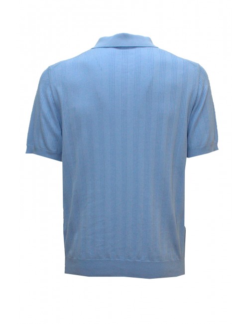polo +39 masq UOMO AZZURRA 600 600 - P24-M7030-14-01 vista posteriore