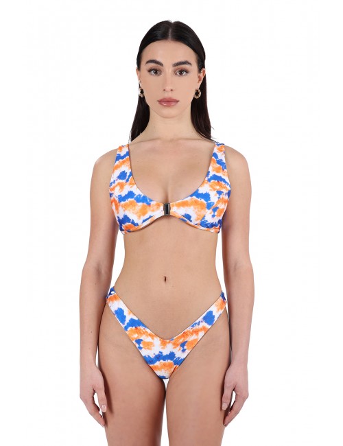 costume triangolo sontèn DONNA MULTICOLORE - SON265 - BATIK vista frontale indossato