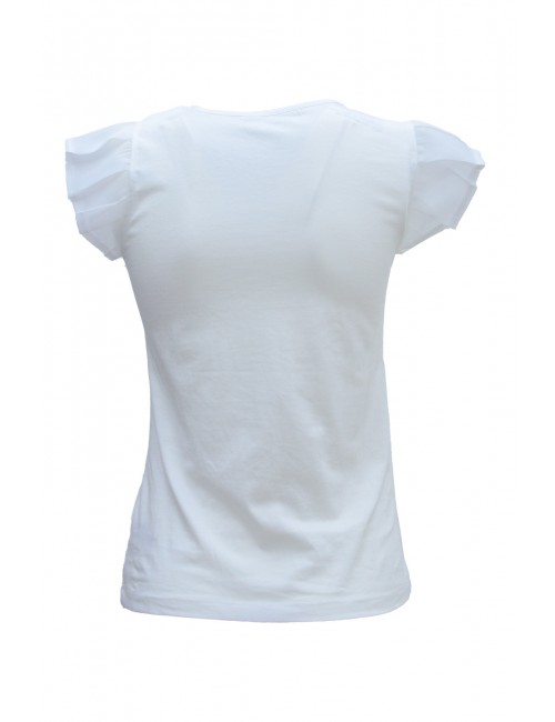 t-shirt censured DONNA OFF WHITE - TW C272 T JSGE 01 vista posteriore