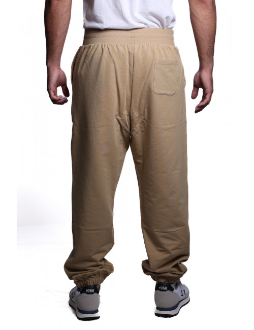 pantalone tuta moschino UOMO BEIGE 0091 - V1A6810 - 4413 vista posteriore indossato