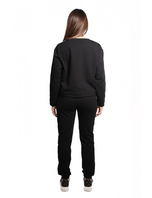 pantalone tuta moschino DONNA NERO 0555 - V6A6892 - 4424 vista completo posteriore