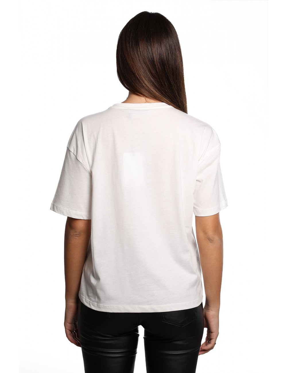 t-shirt jijil DONNA PANNA - JPI24TS319 vista frontale indossata