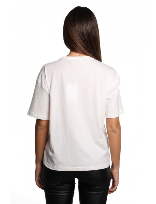 t-shirt jijil DONNA PANNA - JPI24TS319 vista posteriore indossata