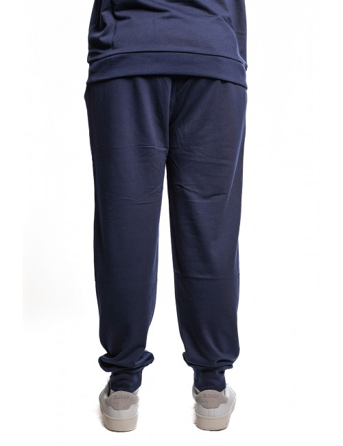 pantalone tuta polo ralph lauren UOMO NAVY - 714932512001 vista posteriore indossato