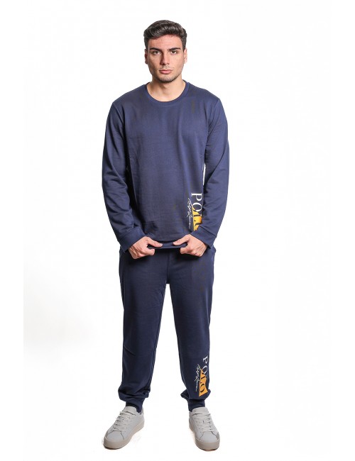 pantalone tuta polo ralph lauren UOMO NAVY - 714932512001 vista frontale completo