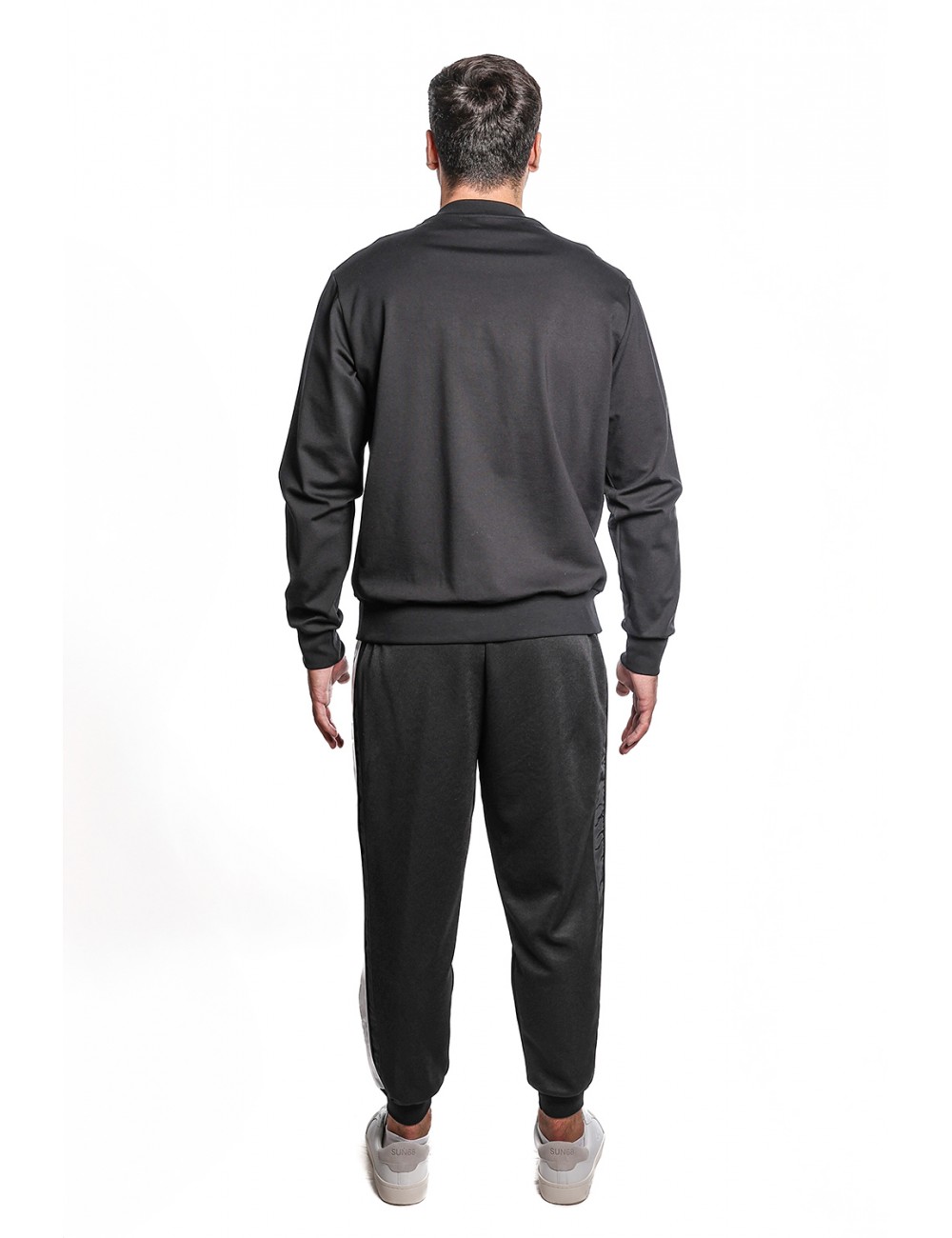 pantalone tuta maison 9 paris UOMO NERO/BIANCO - M9P4361 vista posteriore completo pantalone tuta maison 9 paris UOMO NERO/BIANCO - M9P4361 vista posteriore completo