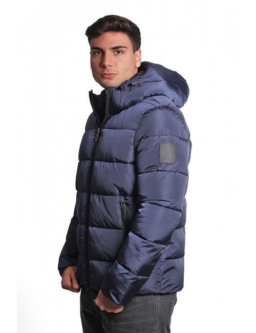 giubbino refrigue UOMO NAVY - 2811O00049 - RAYES vista laterale indossato