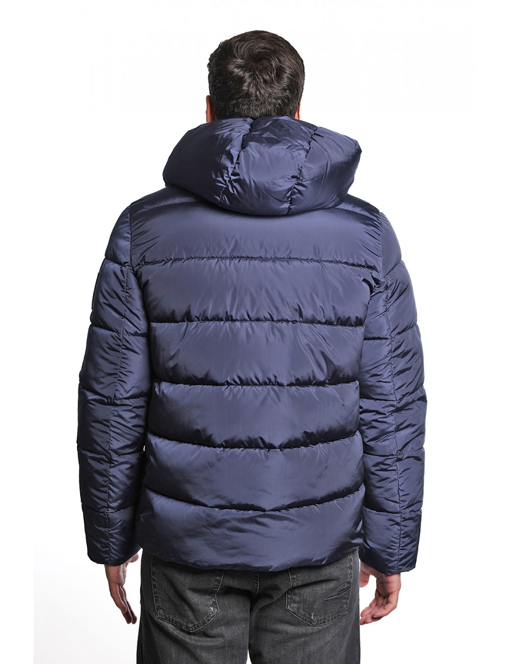 giubbino refrigue UOMO NAVY - 2811O00049 - RAYES vista posteriore indossato
