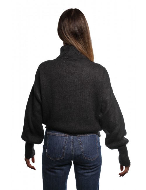 MAGLIONE JIJIL DONNA NERO - JPI23MK401  - 2