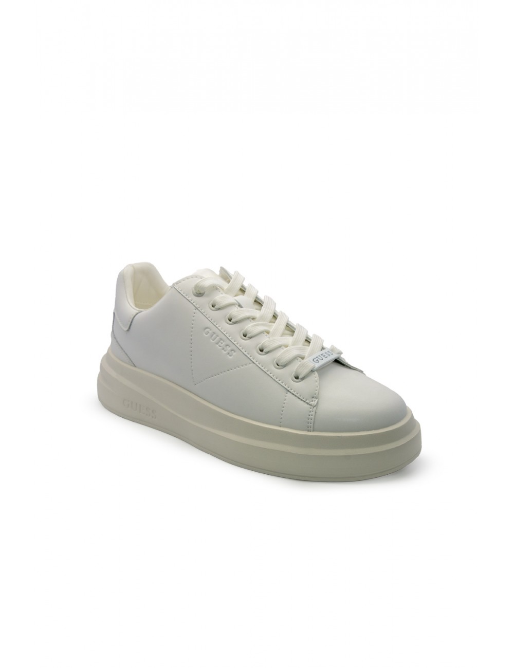 scarpe guess UOMO WHITE - FMPELBLEL12 vista laterale