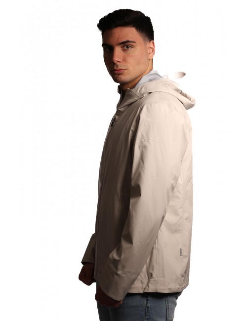giubbino save the duck UOMO BEIGE 40019 - D31531M - GRIN20 JARI vista laterale