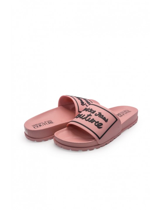 ciabatte versace jeans couture DONNA ROSA 489 - 78VA3SQ2 vista laterale