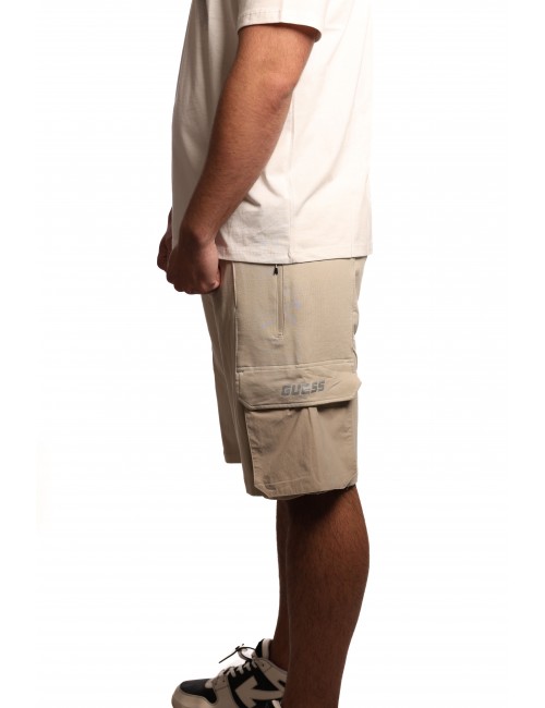 pantaloncino guess UOMO BEIGE G9D0 - Z5GD04K6ZS1 vista laterale