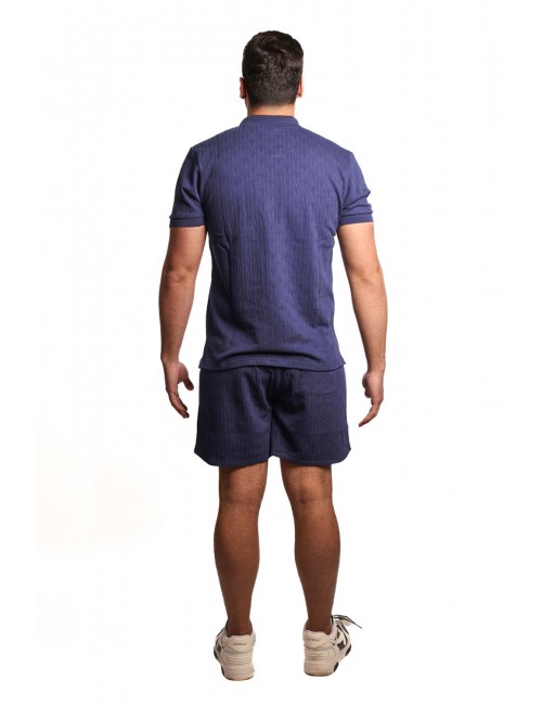 pantaloncino moschino UOMO BLU 0289 - V3A6704 - 9317 vista completo posteriore