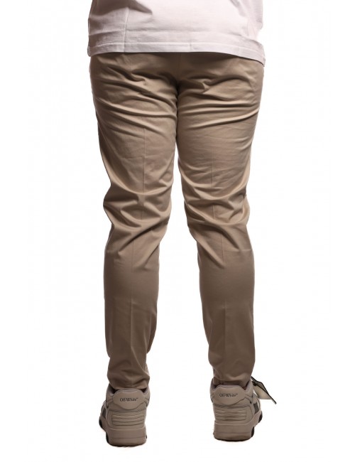 pantalone michael coal UOMO BEIGE CHIARO SABBIA - MCBRAPLS2564S25C vista posteriore