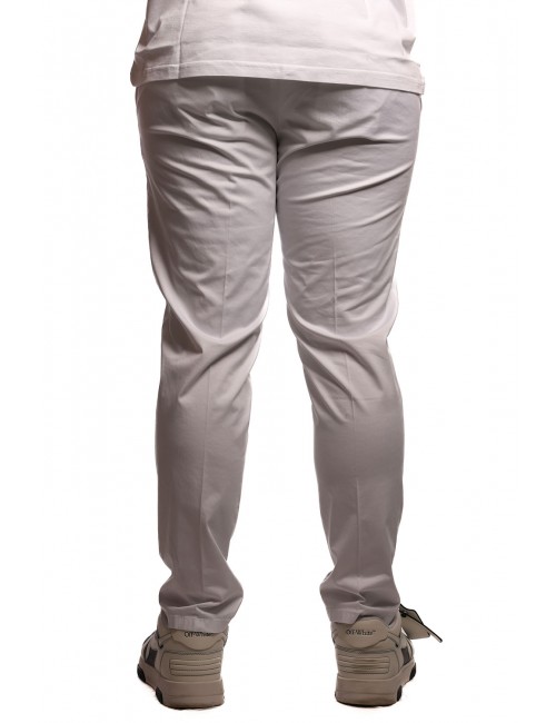 pantalone michael coal UOMO BIANCO - MCBRAPLS2564S25C vista posteriore