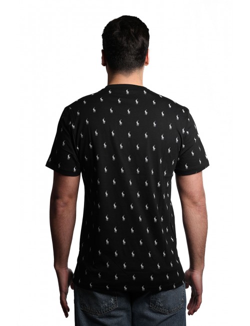 t-shirt polo ralph lauren BLACK - 714899612005 vista posteriore