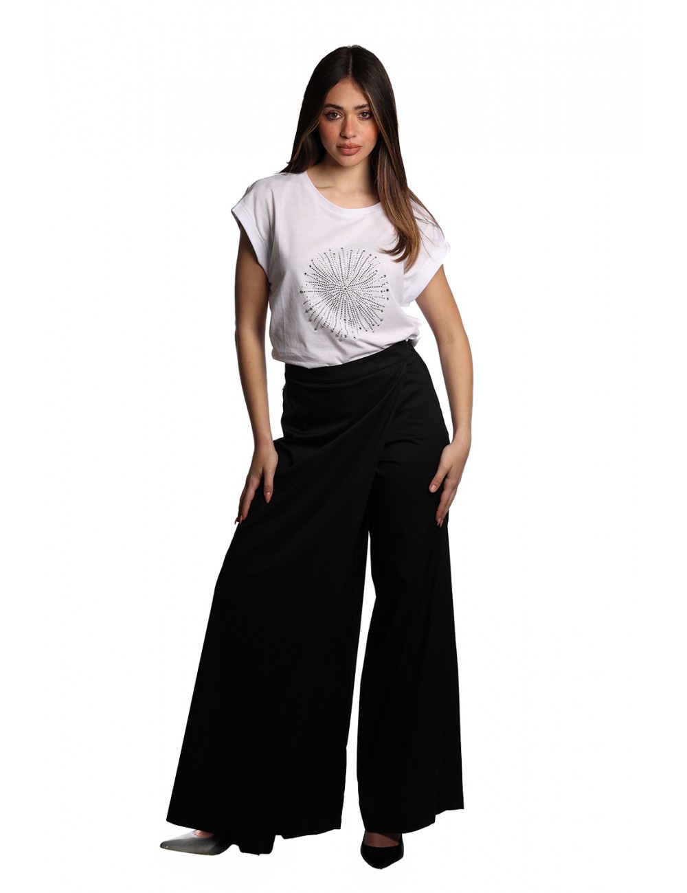 t-shirt jijil DONNA 0001 BIANCA - JPE25TS137 vista completo frontale t-shirt jijil DONNA 0001 BIANCA - JPE25TS137 vista completo frontale