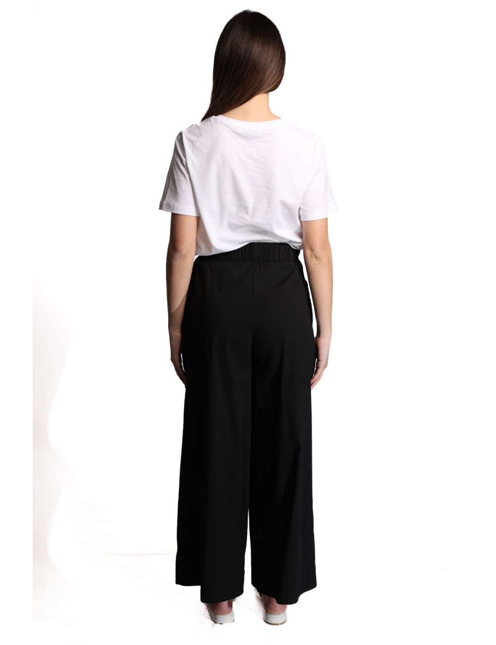 t-shirt jijil DONNA 0088 BIANCA E NERA - JPE25TS032 vista completo posteriore t-shirt jijil DONNA 0088 BIANCA E NERA - JPE25TS032 vista completo posteriore