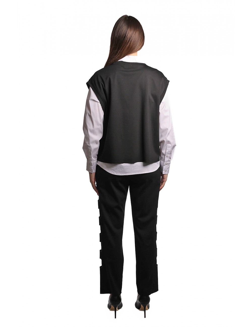 pantalone tuta jijil DONNA 0002 NERO - JPE24PA206 vista completo posteriore pantalone tuta jijil DONNA 0002 NERO - JPE24PA206 vista completo posteriore