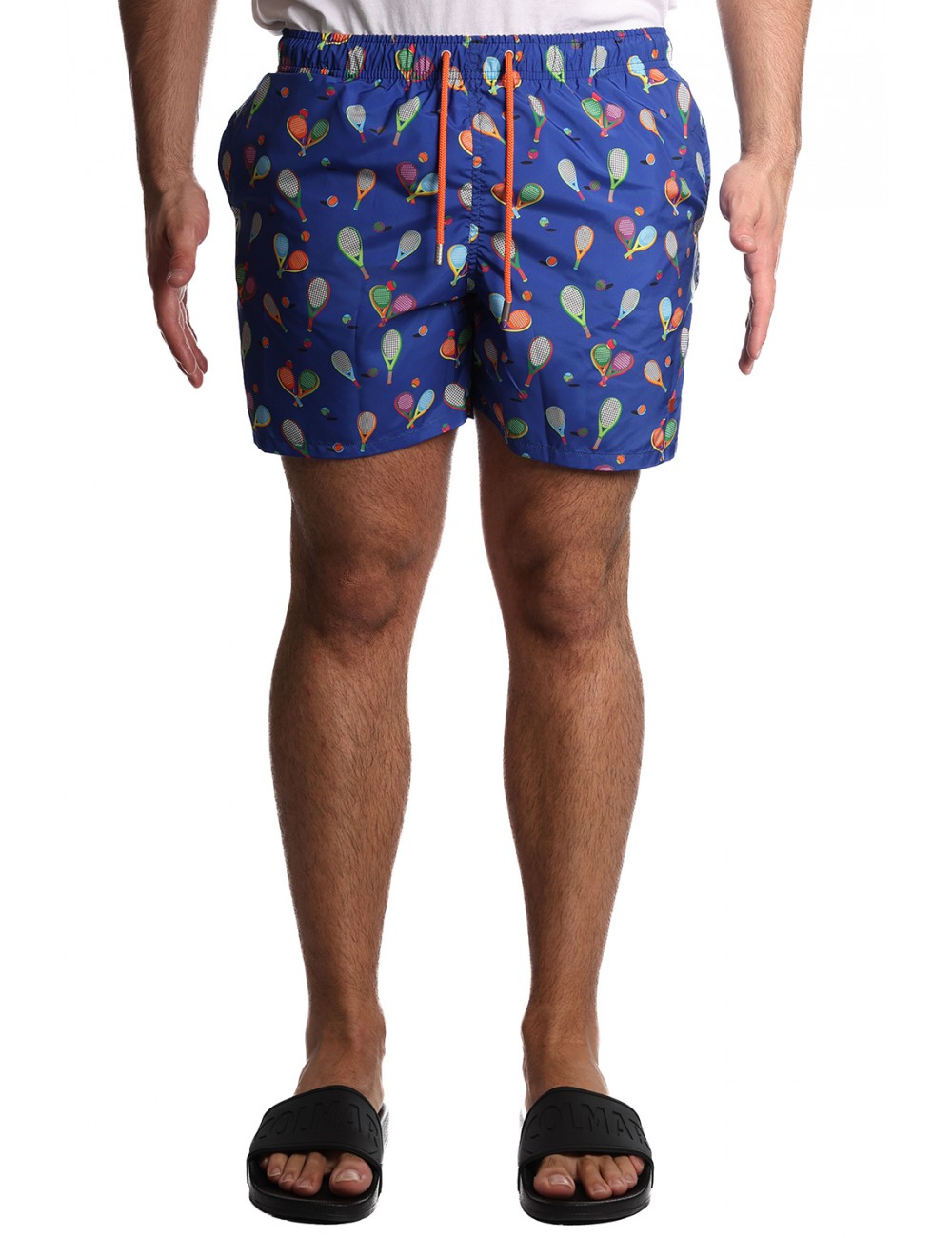 costume a pantaloncino gallo UOMO 12644 COBALTO - AP515743 vista frontale