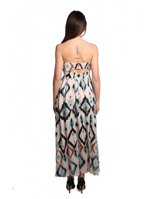 abito lungo jijil DONNA MULTICOLORE 1342 GIPSY BALTICO - JPE24AB296 vista posteriore