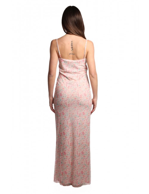 abito lungo kostumn°1 DONNA MULTICOLORE - KE2549 vista posteriore