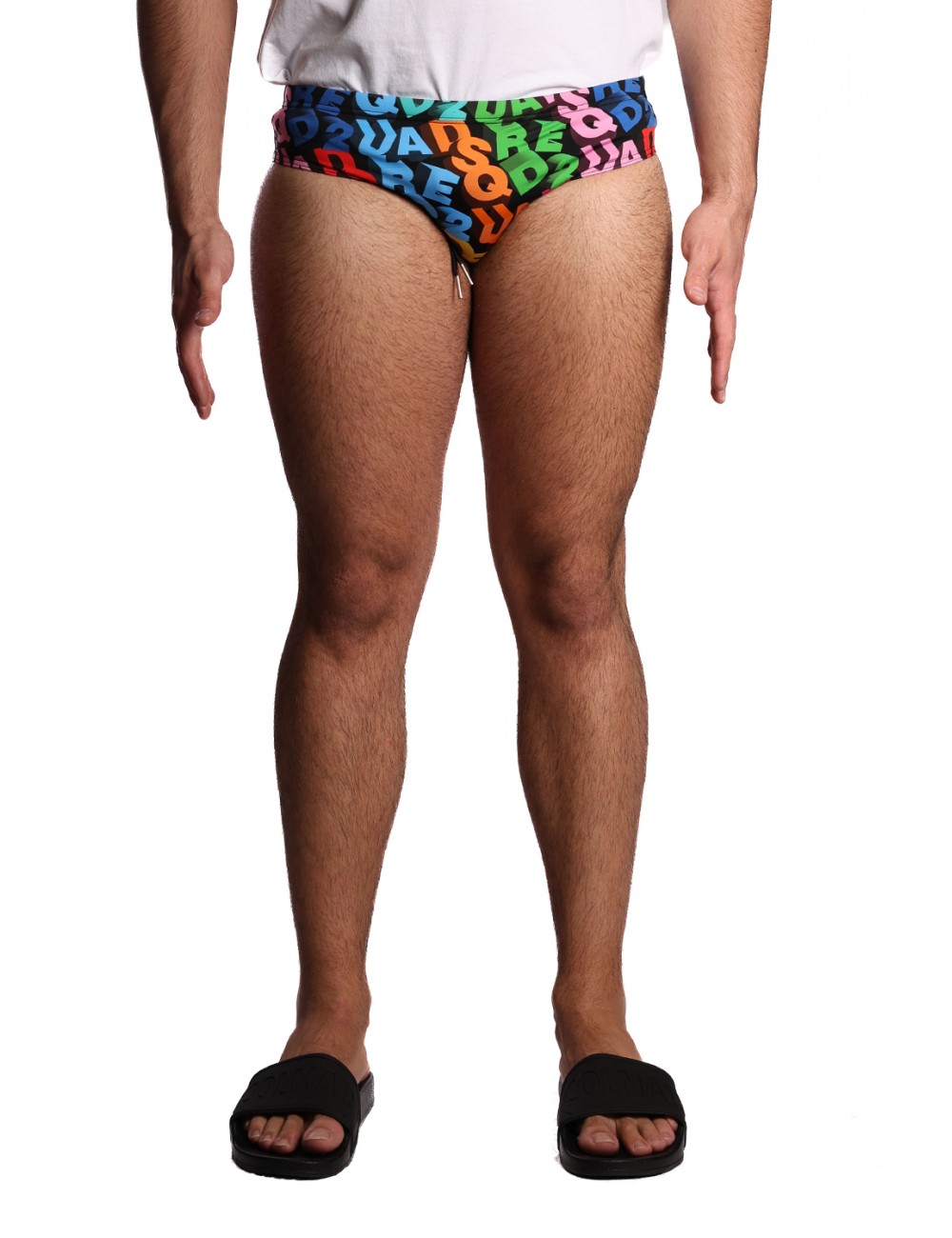 costume a slip dsquared2 UOMO MULTICOLORE 998 - D7B356090 vista frontale