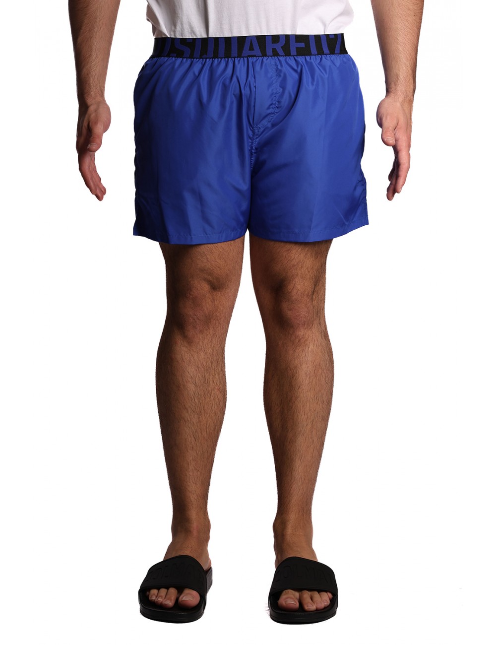 costume a pantlaoncino dsquared2 UOMO BLU ELETTRICO 432 - D7B646040 vista frontale