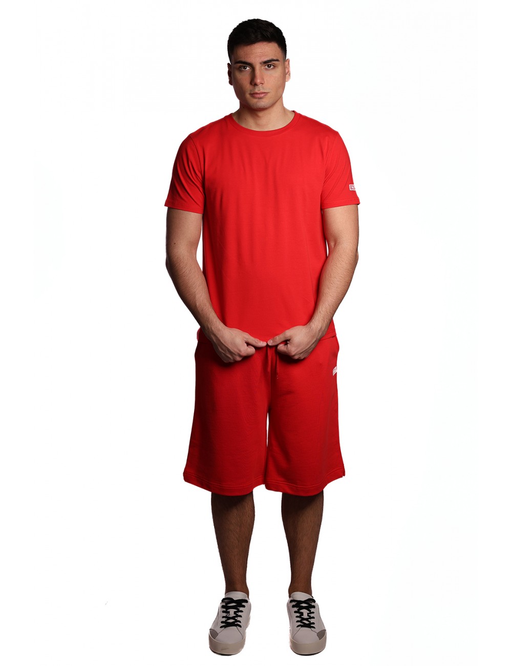 pantaloncino gcds UOMO 45 RED - A2EU3116UW0 vista completo frontale pantaloncino gcds UOMO 45 RED - A2EU3116UW0 vista completo frontale