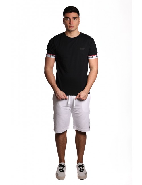 pantaloncino moschino UOMO BIANCO 0001 - V1A6885 - 4409 vista completo frontale