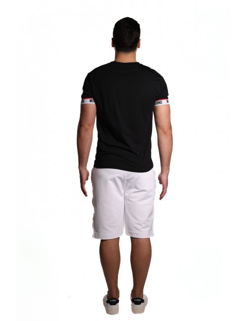 pantaloncino moschino UOMO BIANCO 0001 - V1A6885 - 4409 vista completo posteriore