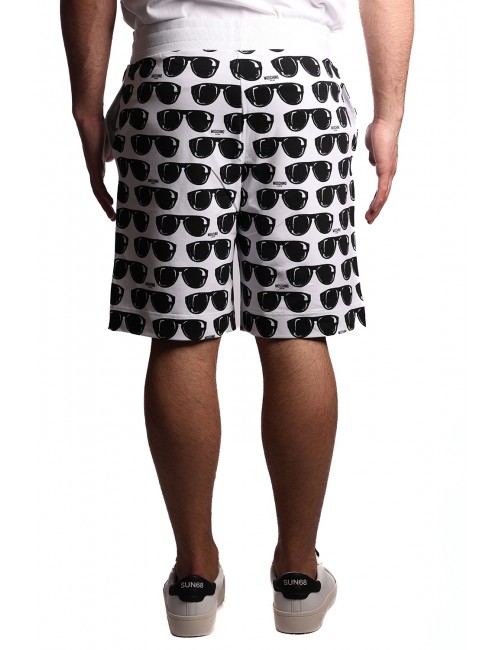 pantaloncino moschino UOMO BIANCO 1001 - V3A6706 - 9315 vista posteriore