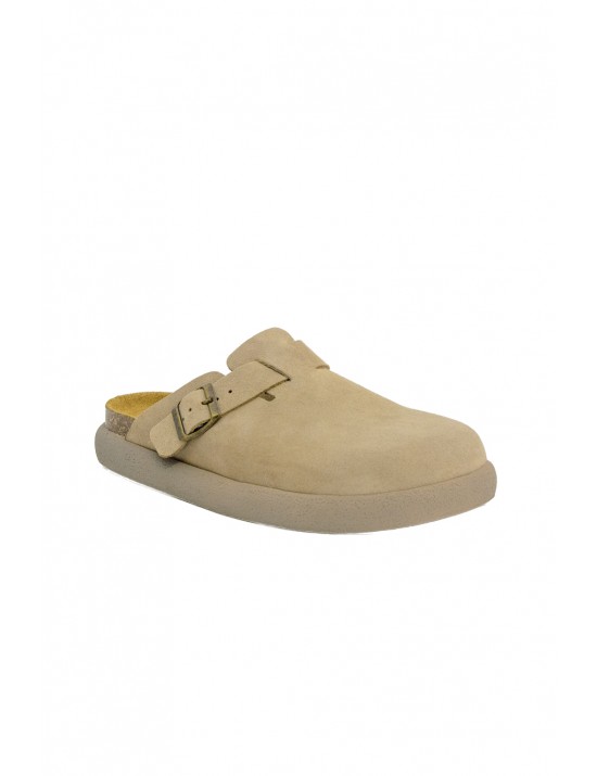sabot scholl UOMO BEIGE SCURO - OLIVIER CHUNKY - F32276 2361 vista laterale
