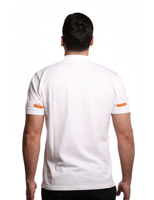 polo moschino UOMO BIANCA 0001 - V3A1601 - 9302 vista posteriore