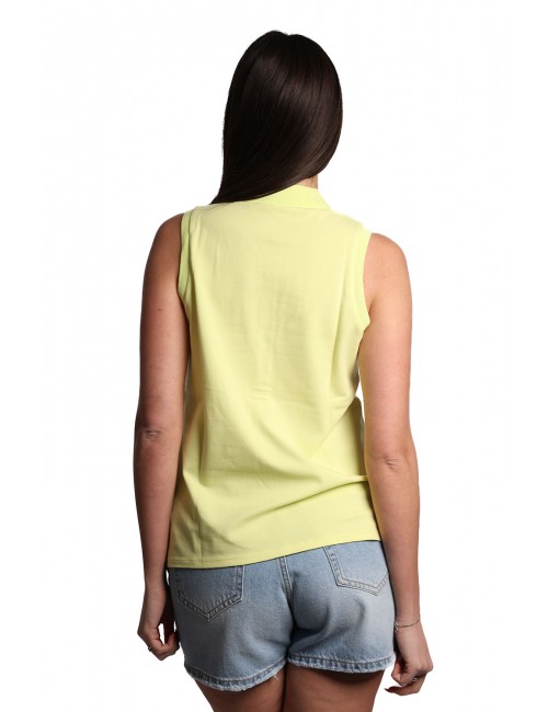 polo sun68 DONNA 32 GIALLO LIMONE - A35203 vista posteriore
