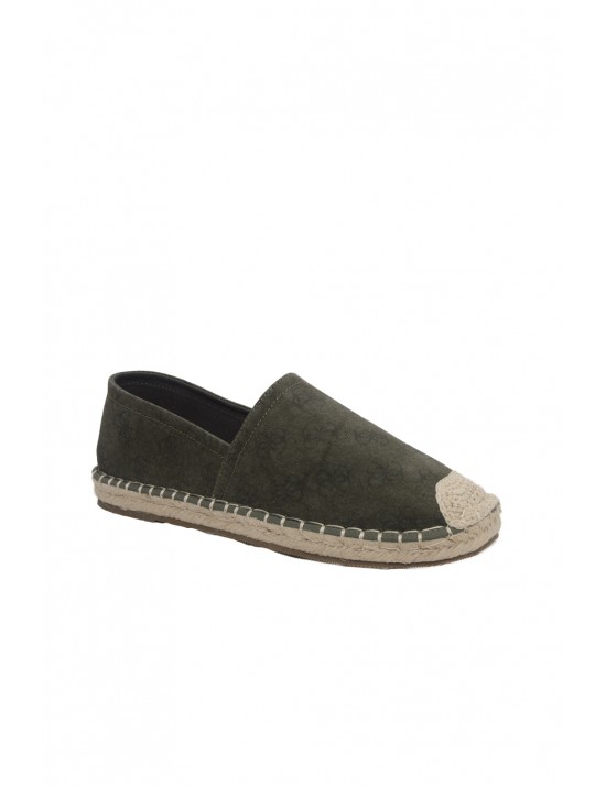 espadrillas guess UOMO GREEN - FMJELCFAB14 vista laterale