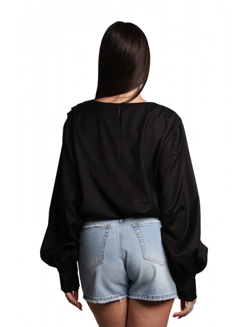 blusa jijil DONNA 0002 NERA - JPI22BL059 vista posteriore