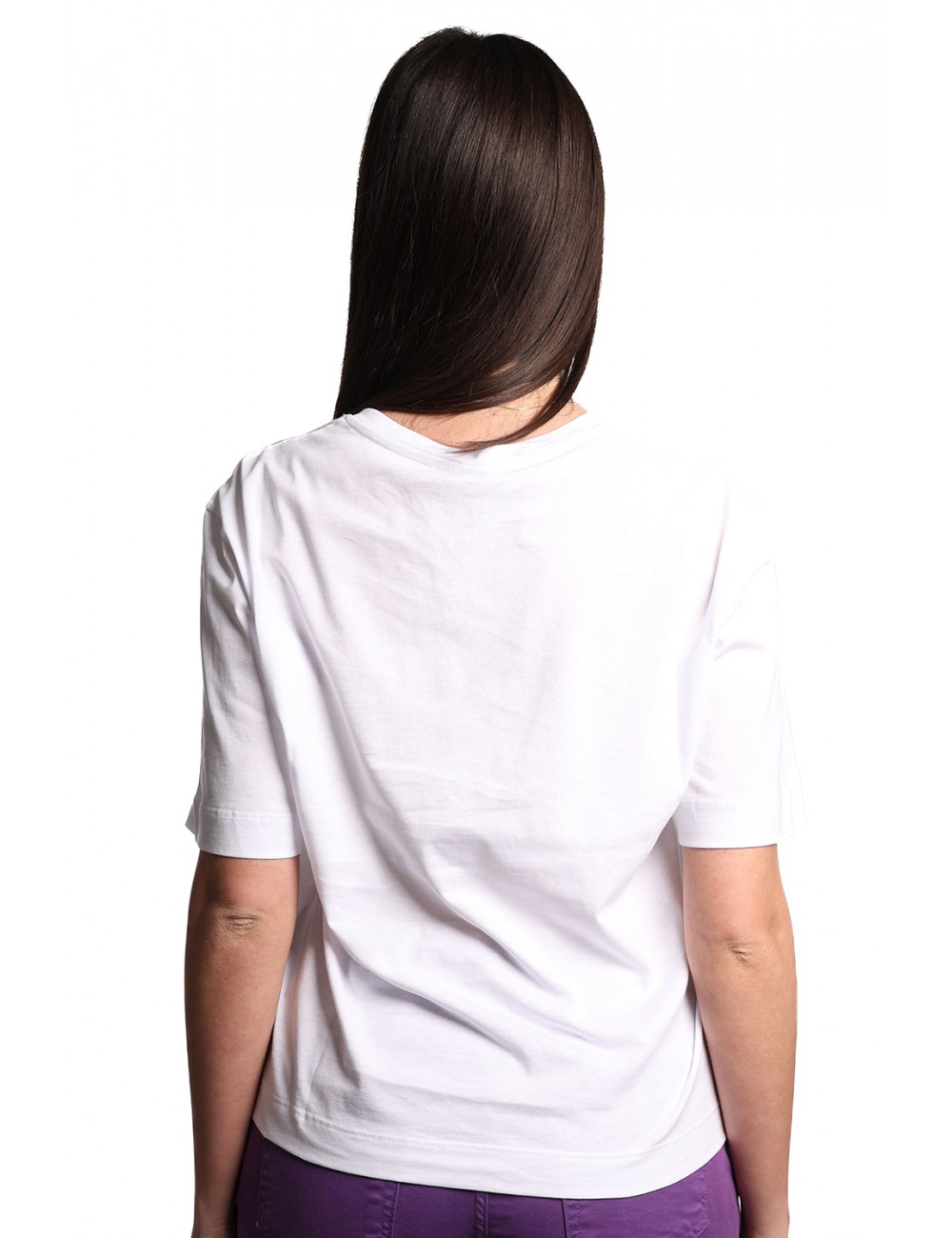 t-shirt jijil DONNA 0001 BIANCA - JPE25TS225 vista frontale
