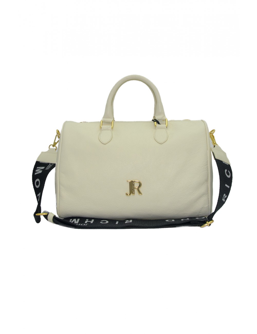 borsa john richmond DONNA OFF BLANC E GOLD - JR-W-1203 JRDO vista frontale