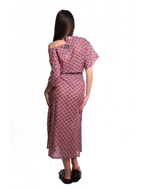 copricostume moschino DONNA MULTICOLORE 1289 - V2A2606 - 9511 vista posteriore