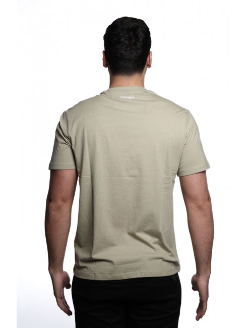 t-shirt refrigue UOMO VERDE CHIARO GREIGE - 2816M00159 vista posteriore