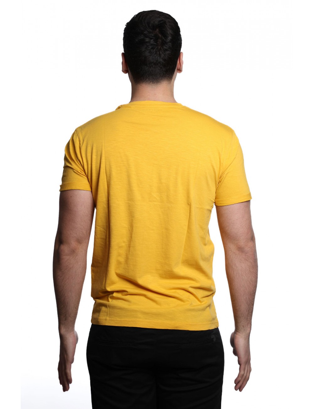t-shirt censured UOMO GIALLA HONEY GOLD - TM C538 T JSSG 693 vista frontale