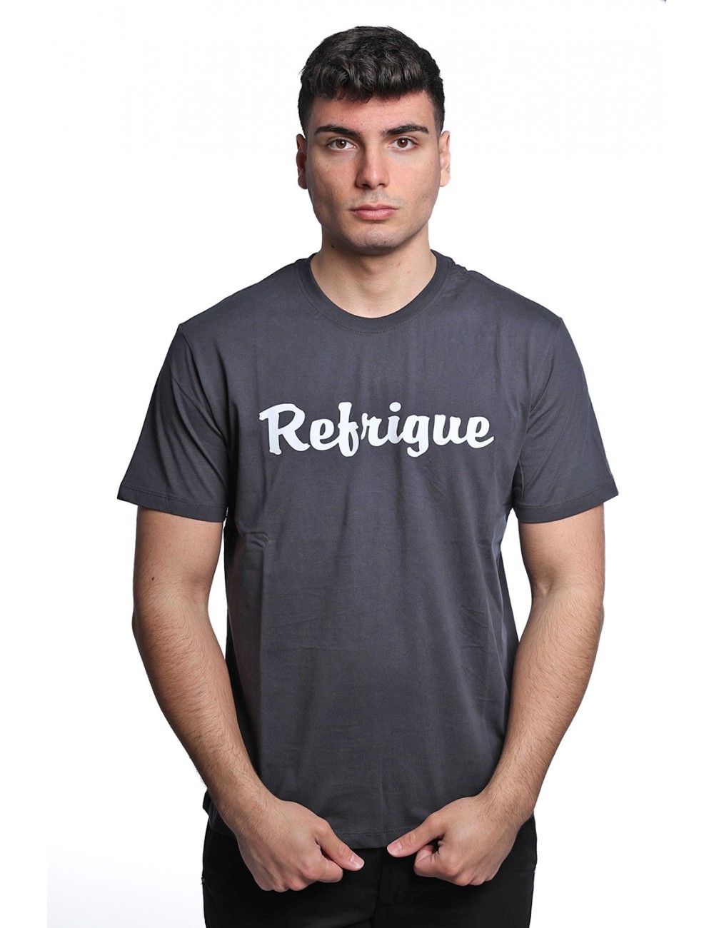 t-shirt refrigue UOMO BLACK - 2816M00157 vista frontale