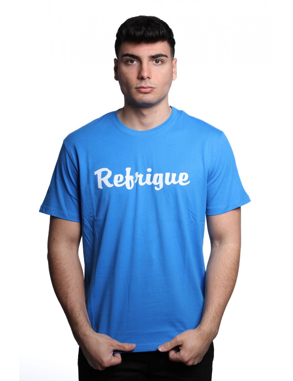 t-shirt refrigue UOMO COBALTO CHIARO INDIGO - 2816M00157 vista frontale