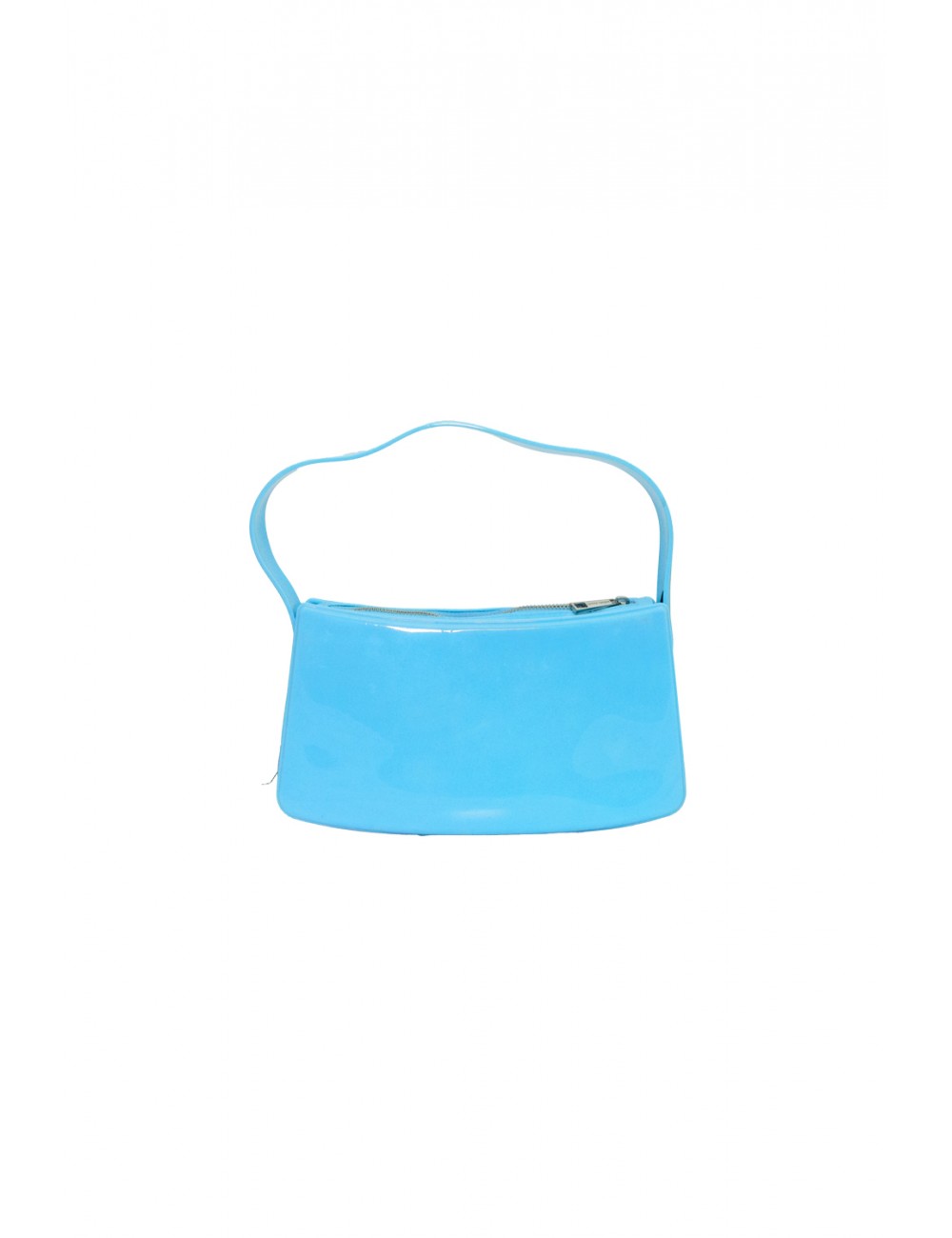 borsa marc ellis DONNA AZZURRA E ARGENTO CIELO/SILVER - FLAT TIMELESS vista frontale