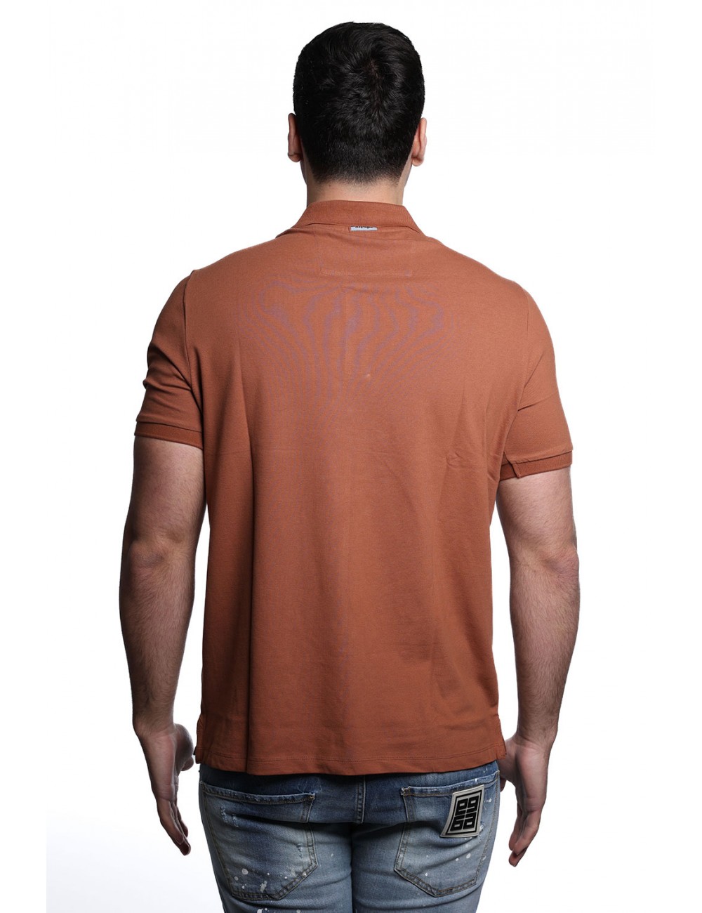 polo refrigue UOMO BRUCIATO CARAMEL - 2816MP00186 vista frontale